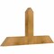 Ekena Millwork Portland Rough Sawn Timber Gable Bracket, Western Red Cedar, 36"W x 18"H x 2"D x 4"F, 12/12 Pitch GBW036X18X0204POR00RWR - alternate 4